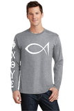 Greek Big Fish Long Sleeve T-Shirt