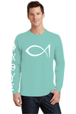 Greek Big Fish Long Sleeve T-Shirt