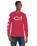 Greek Big Fish Long Sleeve T-Shirt