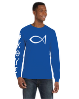 Greek Big Fish Long Sleeve T-Shirt