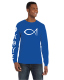 Greek Big Fish Long Sleeve T-Shirt